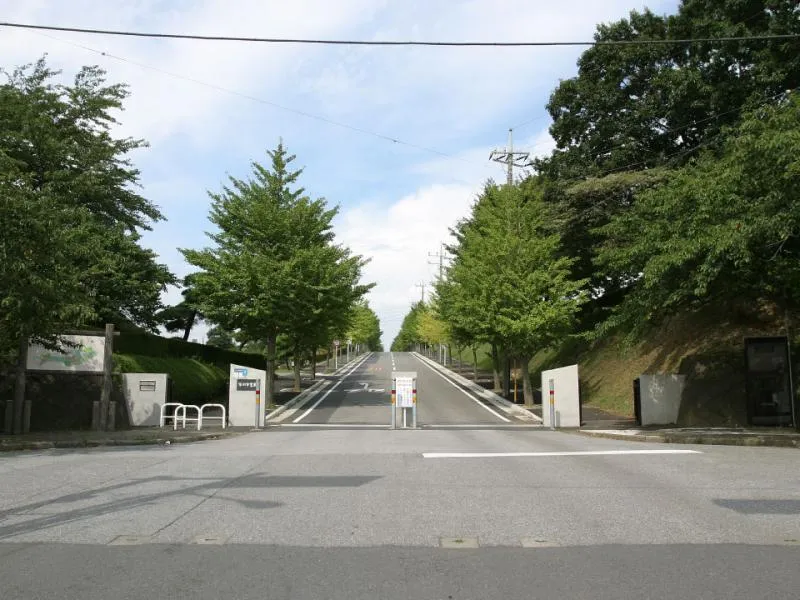 霊園入口拡大画像