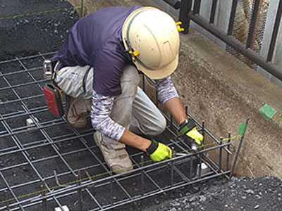 基礎工事/鉄筋組み