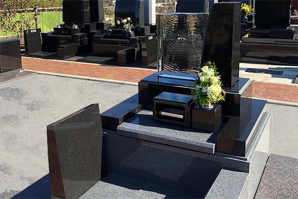 ガラスのお墓規格墓石R型1