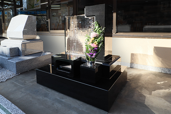 ガラスのお墓 規格墓石L型