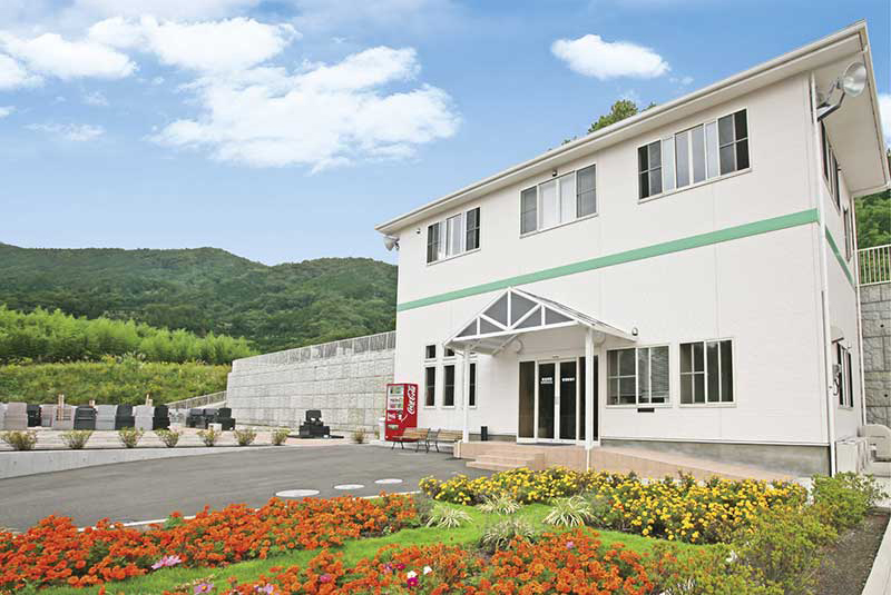 管理人常駐で安心の休憩所